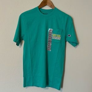 Champions athleticwear women’s T-shirt North Texas. 100% cotton. Smooth-butter.